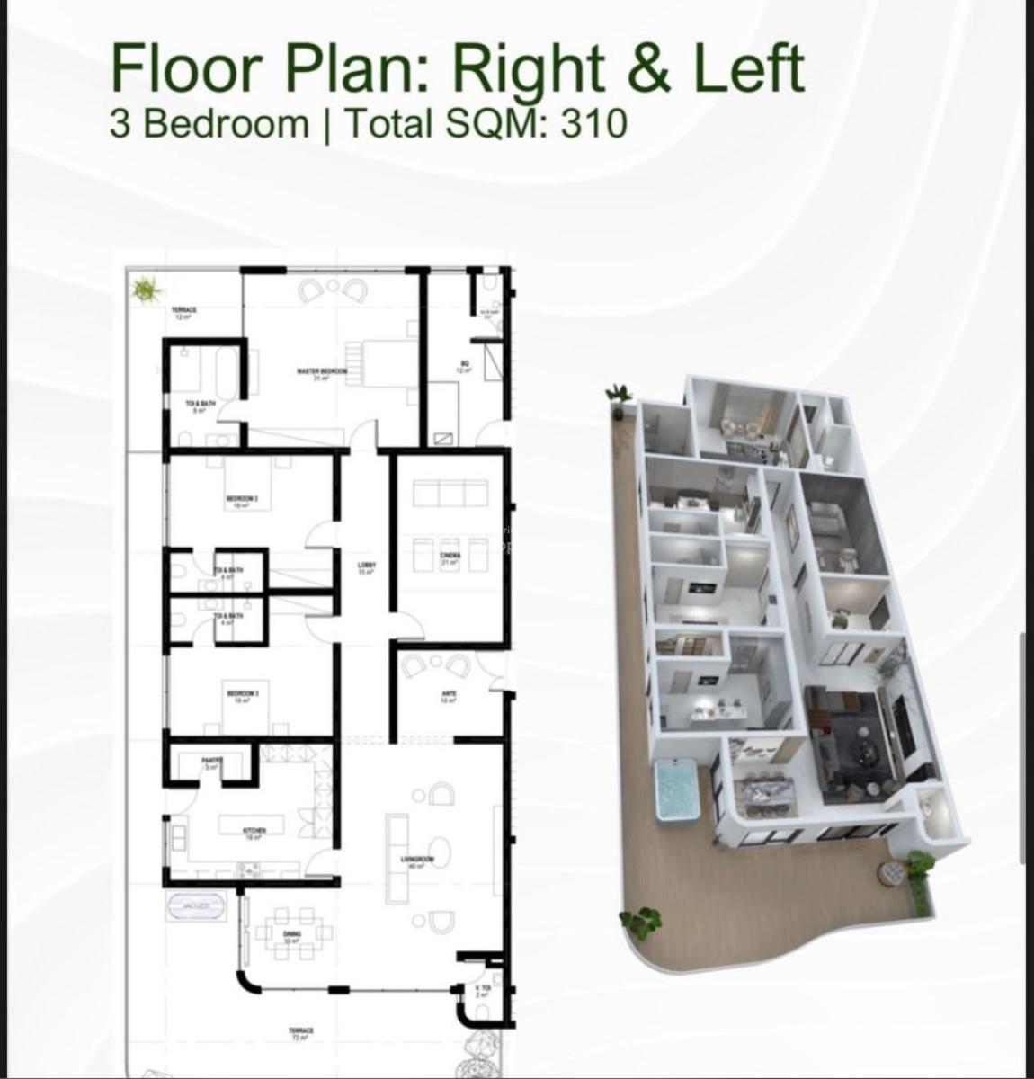 Newly Built 2&3bedrooms Apartments at Lekki Phase 1, Lekki Phase 1, Lekki, Lagos, Flat / Apartment for Sale