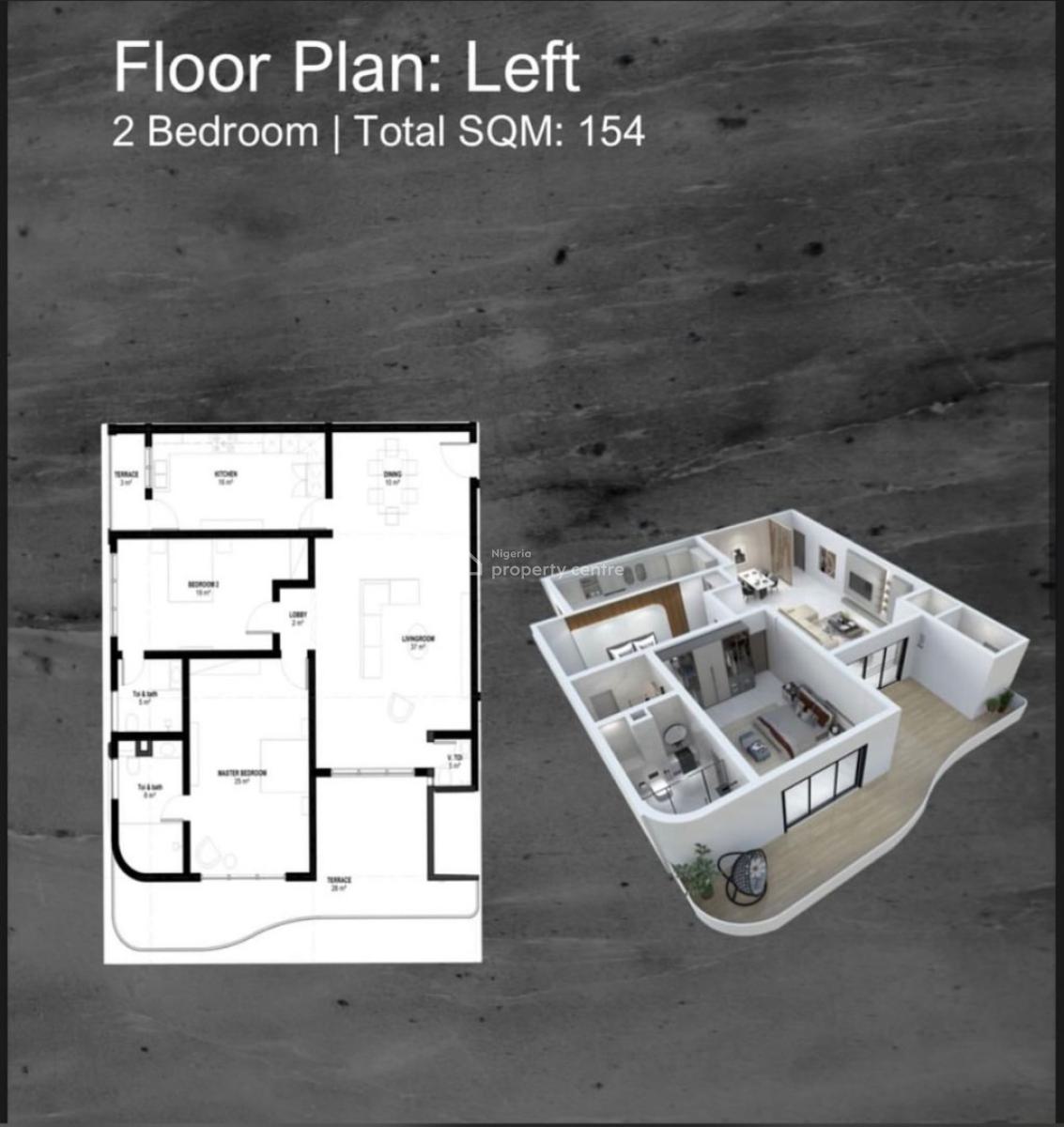 Newly Built 2&3bedrooms Apartments, Lekki Phase 1, Lekki, Lagos, Flat / Apartment for Sale