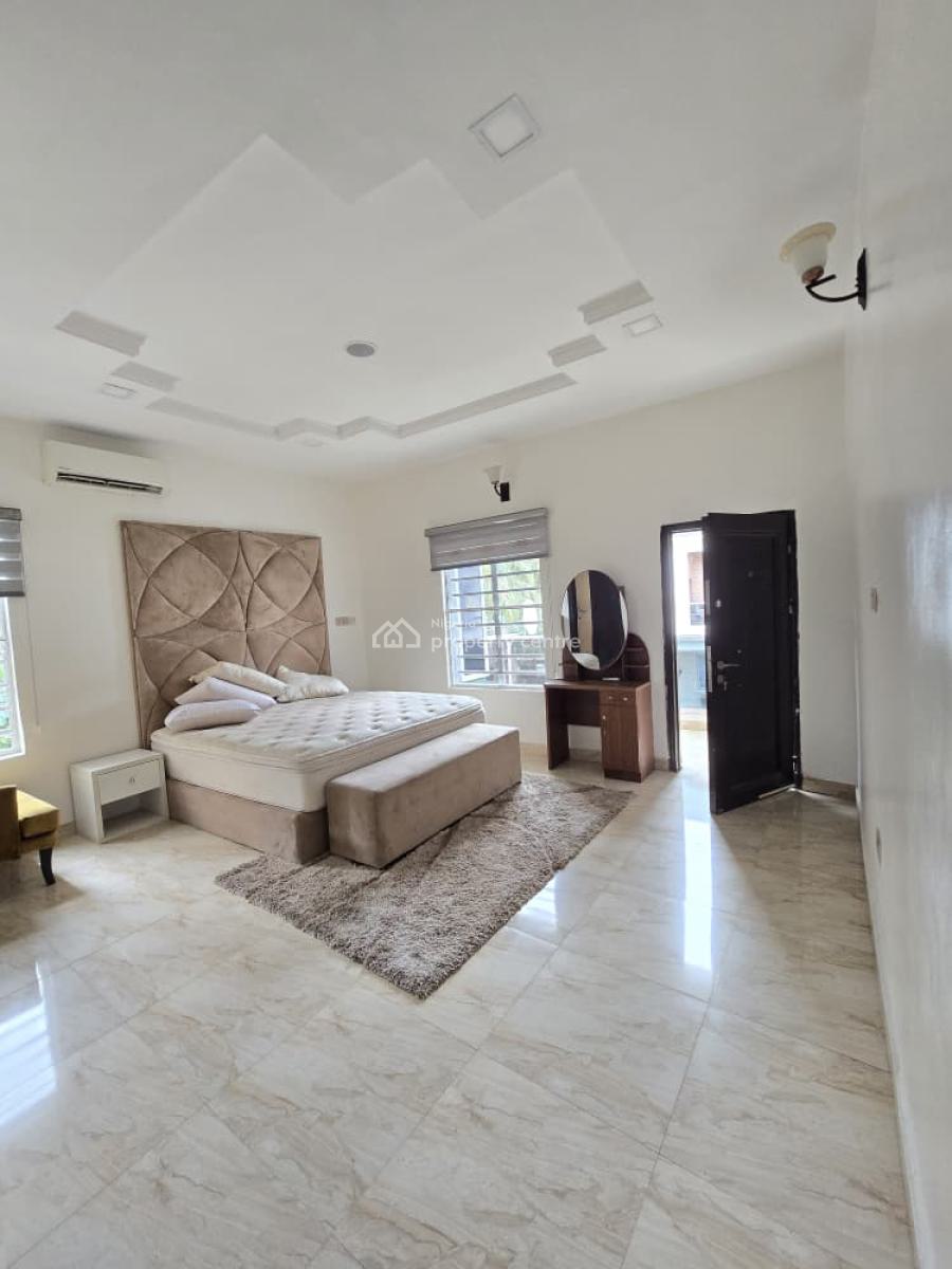 Furnished 5 Bedroom Fully Detached Duplex with Excellent Facilities, Conservative Road, Chevron, Lekki, Lagos, Detached Duplex for Rent