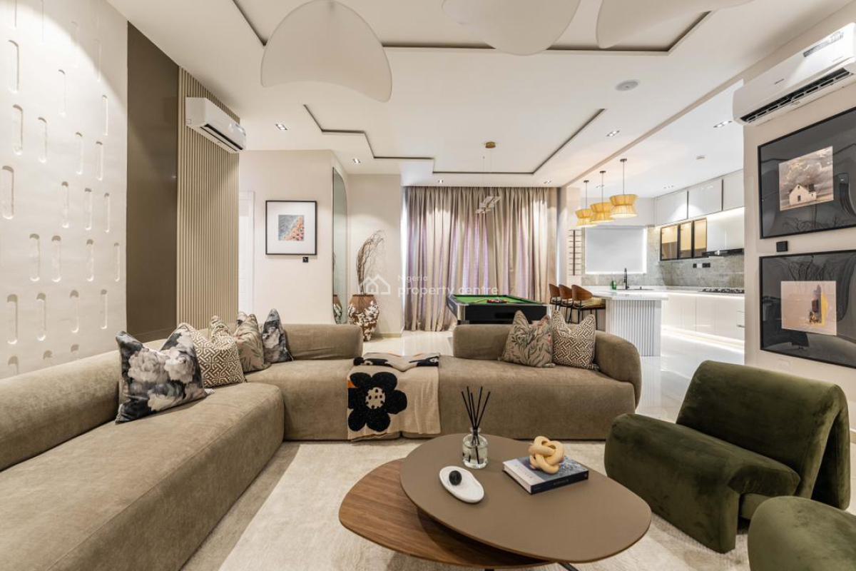 Exquisite 2 Bedroom Apartment with Pool, Ikate, Lekki Phase 1, Lekki, Lagos, Flat / Apartment Short Let