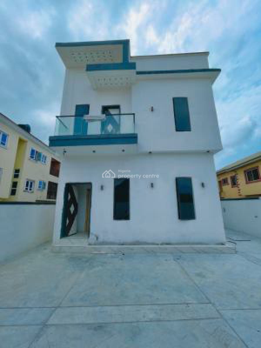 Brand New 4 Bedrooms Fully Detached Duplex with Bq, Ikota Villa Estate, By Mega Chicken, Ikota, Lekki, Lagos, Detached Duplex for Sale