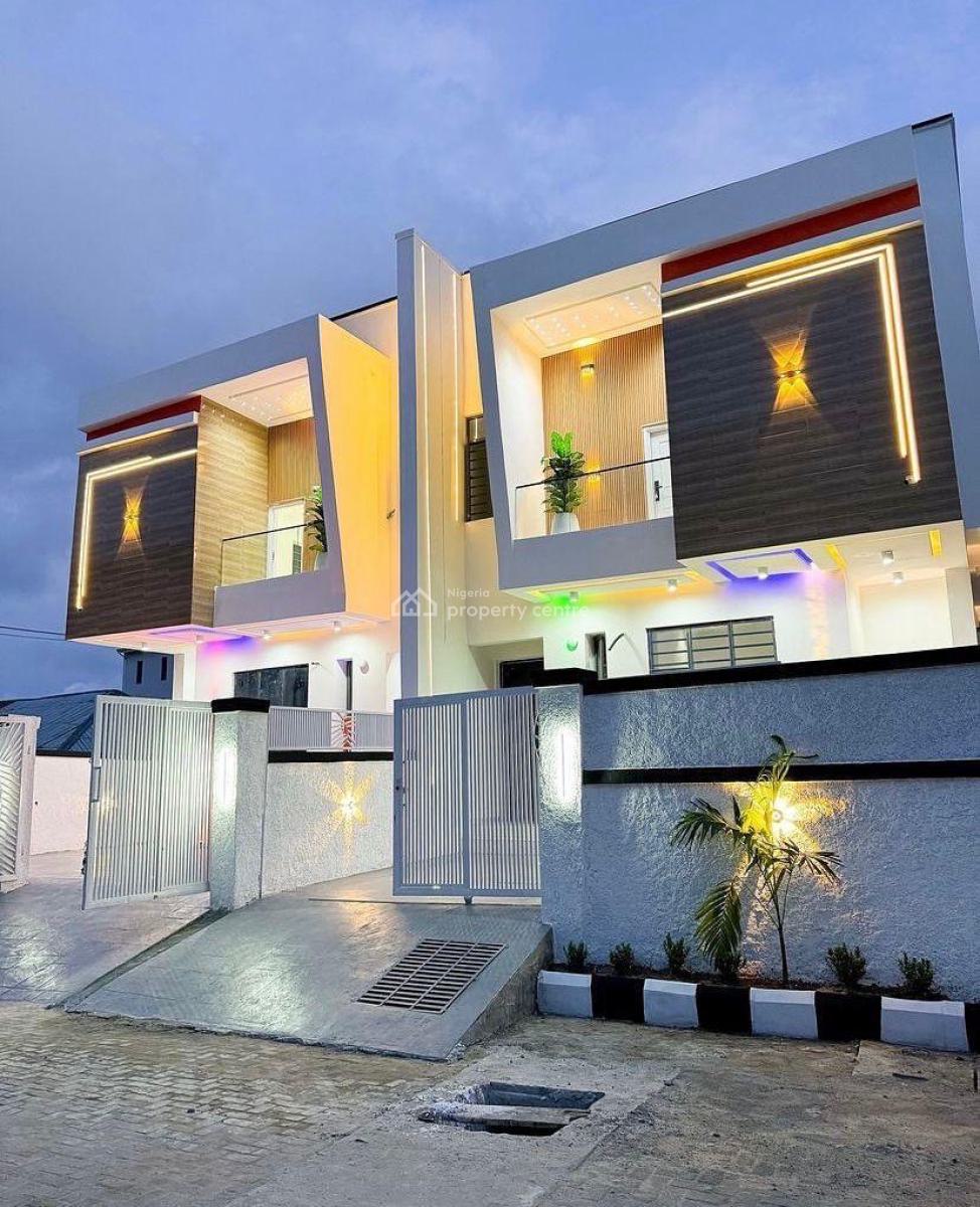 Sophisticated 4 Bedroom Semi Detached Duplex with Bq, Ikate, Lekki, Lagos, Semi-detached Duplex for Sale