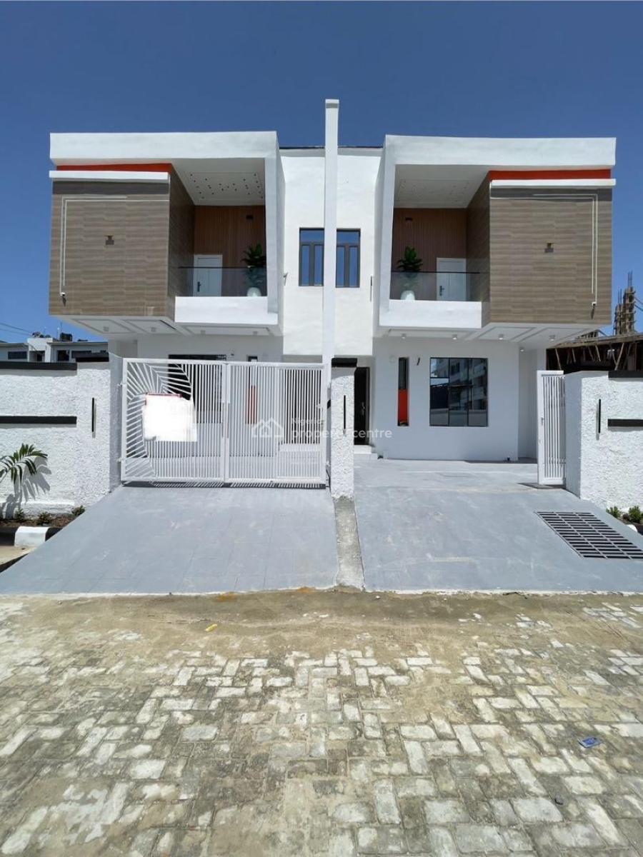 Sophisticated 4 Bedroom Semi Detached Duplex with Bq, Ikate, Lekki, Lagos, Semi-detached Duplex for Sale