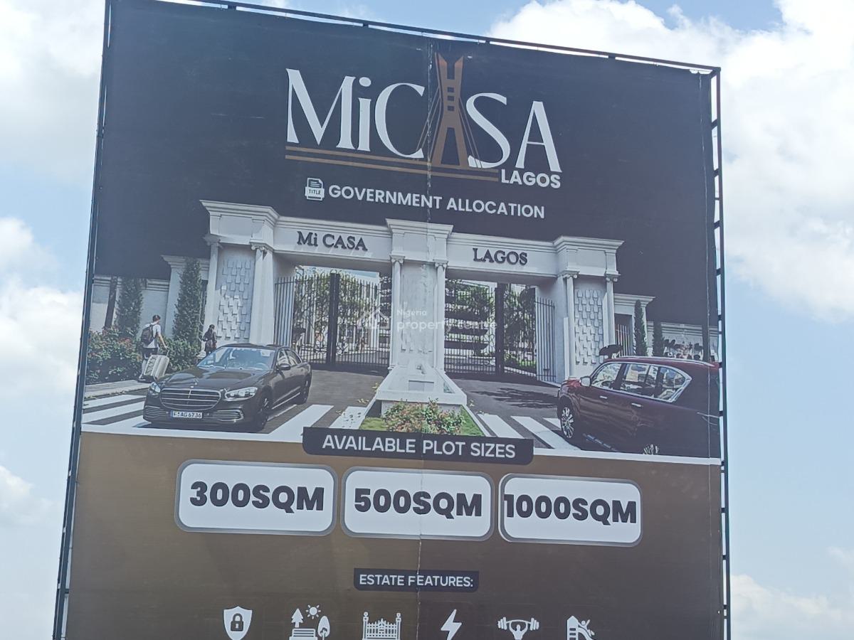 Secured Commercial Land, Micasa Lagos, Elerangbe, Ibeju Lekki, Lagos, Commercial Land for Sale