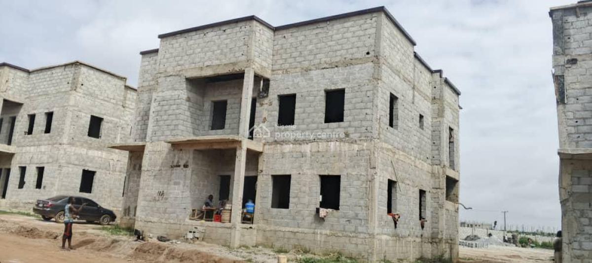 4 Bedroom Duplex with Two Living Rooms (carcass), Idu Industrial, Abuja, House for Sale