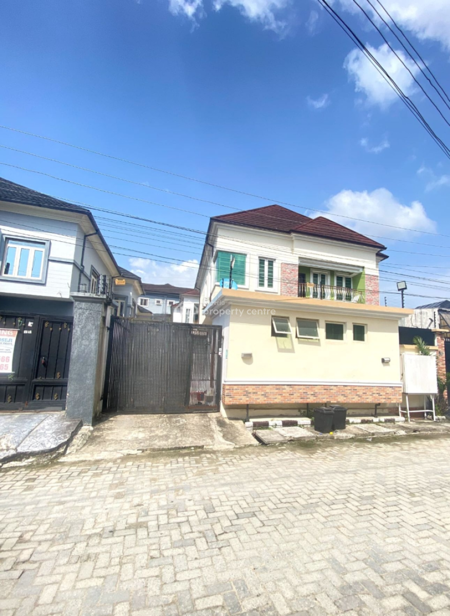 Luxurious 4 Bedroom Semi Detached House with Bq in a Secure Estate, Osapa London, Lekki, Lagos, Semi-detached Duplex for Sale