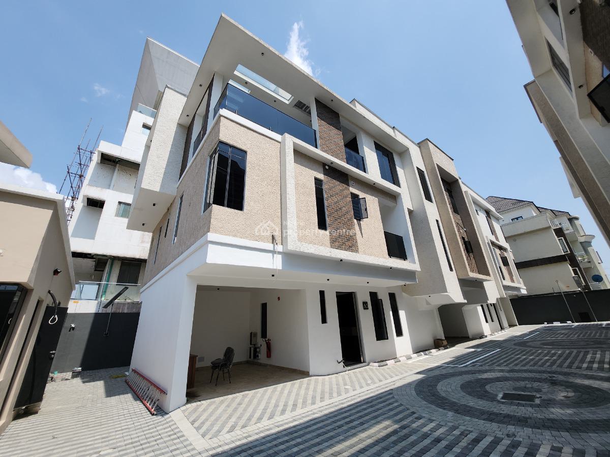 Most Affordable 4 Bedroom Terrace with Bq, Lekki Phase 1, Lekki, Lagos, Terraced Duplex for Sale