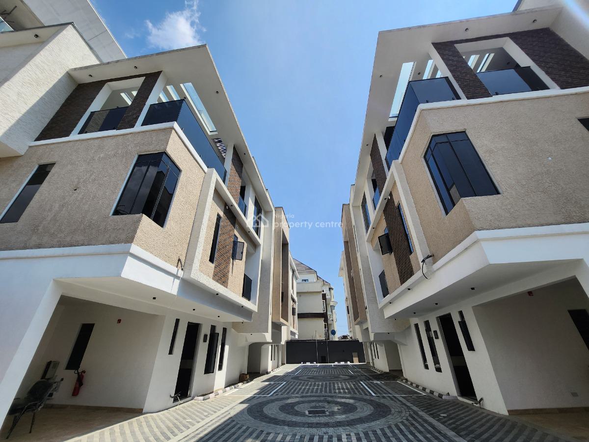 Most Affordable 4 Bedroom Terrace with Bq, Lekki Phase 1, Lekki, Lagos, Terraced Duplex for Sale