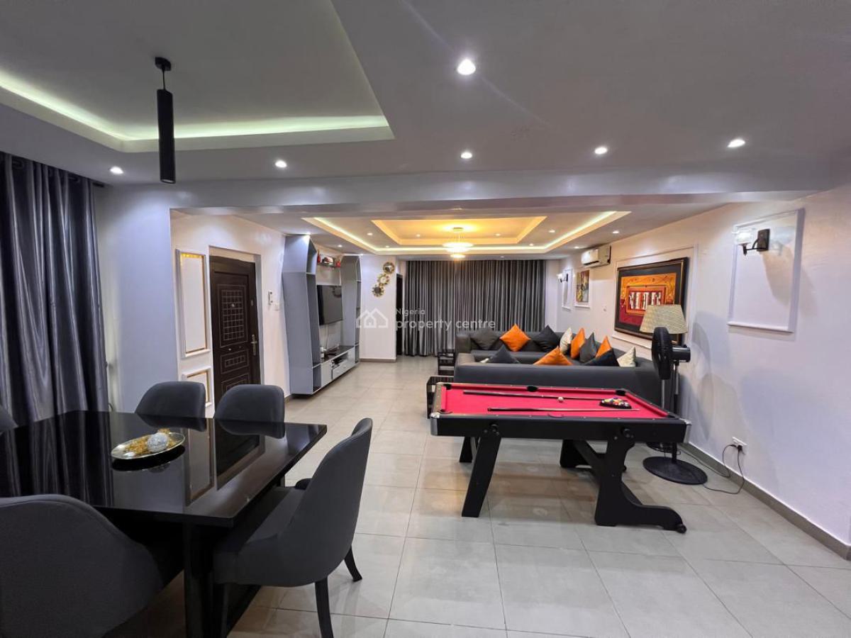 Clean 3-bedroom Fully Serviced Apartment, Oniru, Victoria Island (vi), Lagos, Flat / Apartment for Rent