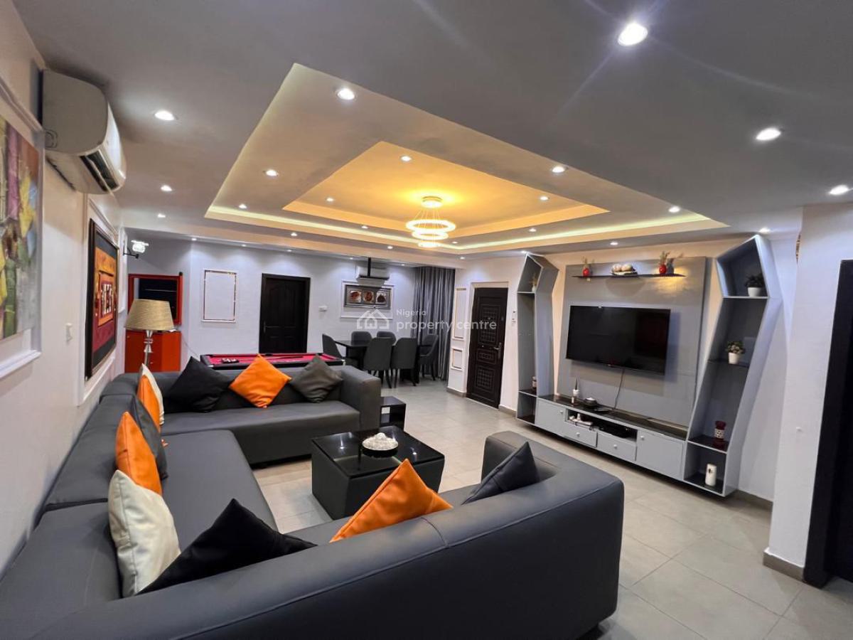 Clean 3-bedroom Fully Serviced Apartment, Oniru, Victoria Island (vi), Lagos, Flat / Apartment for Rent