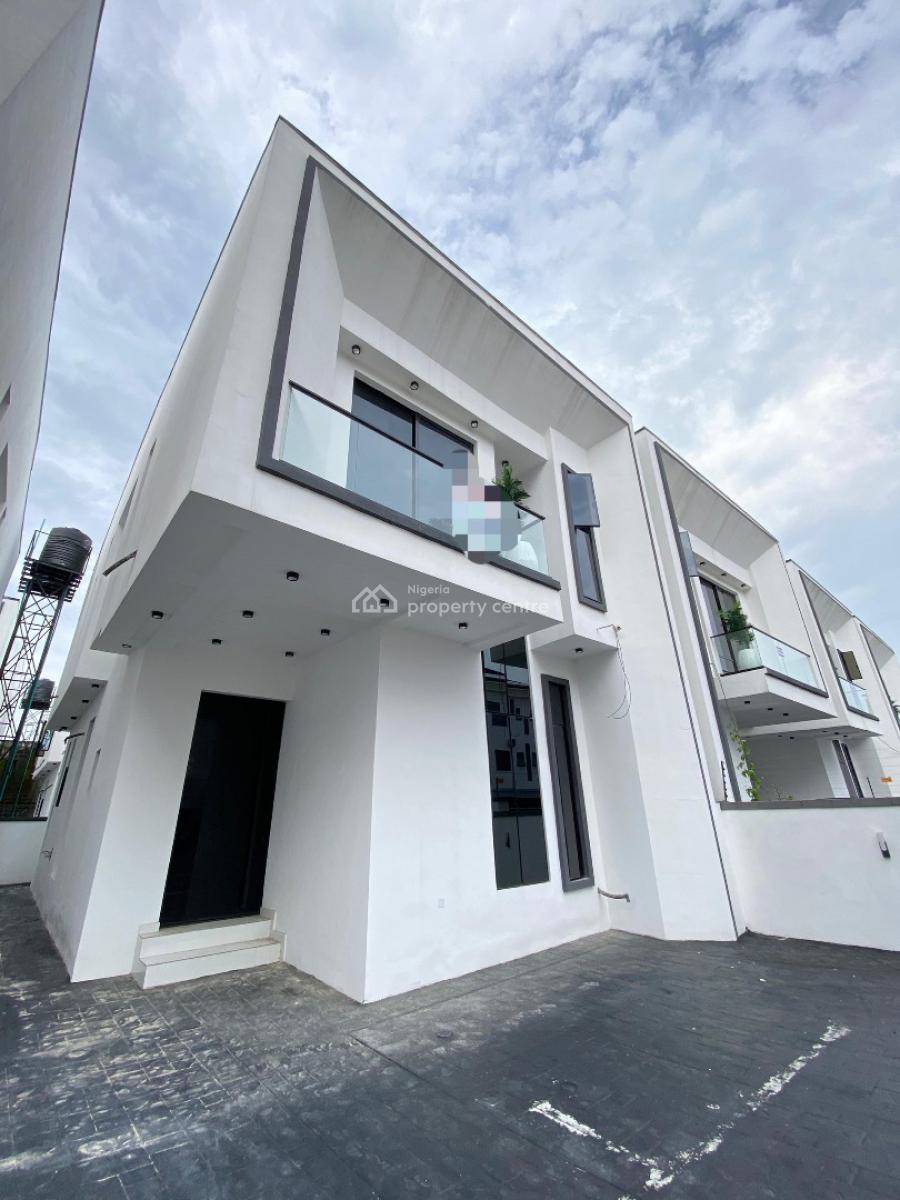 Brand New 4 Bedroom Terrace Duplex with a Bq, Ikate, Lekki, Lagos, Terraced Duplex for Sale