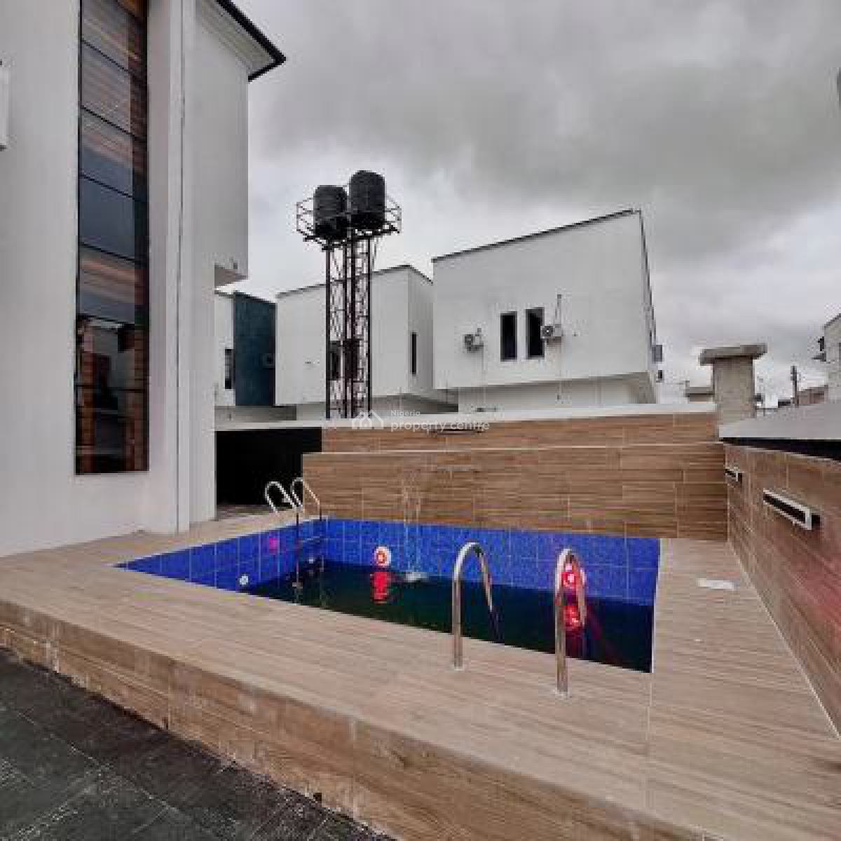 Brand New 5 Bedroom Fully Detached Duplex with Bq, Swimming Pool, Lekki Palm City Estate, Ajah, Lagos, Detached Duplex for Sale