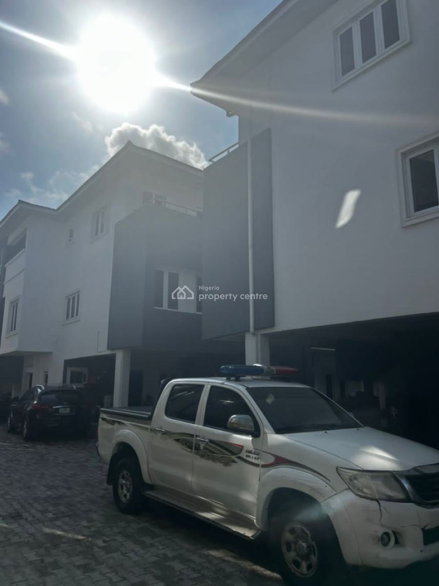 Fully Serviced 4 Bedroom Terrace with a Bq, Kusenla Road, Ikate, Lekki, Lagos, Terraced Duplex for Rent