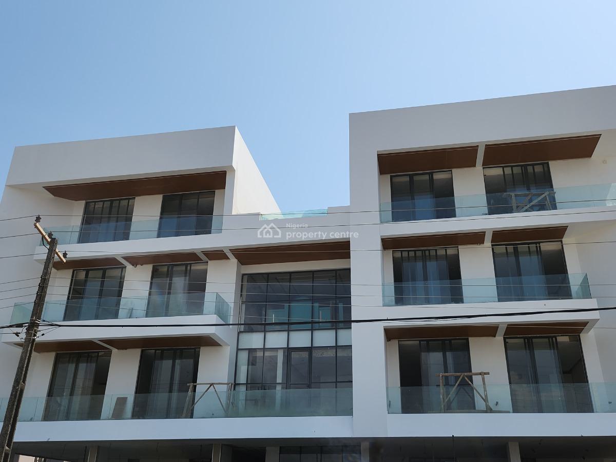 Luxury 2 Bedroom Apartment with Swimming Pool and Ac, Lekki Phase 1 Right, Lekki, Lagos, Block of Flats for Sale