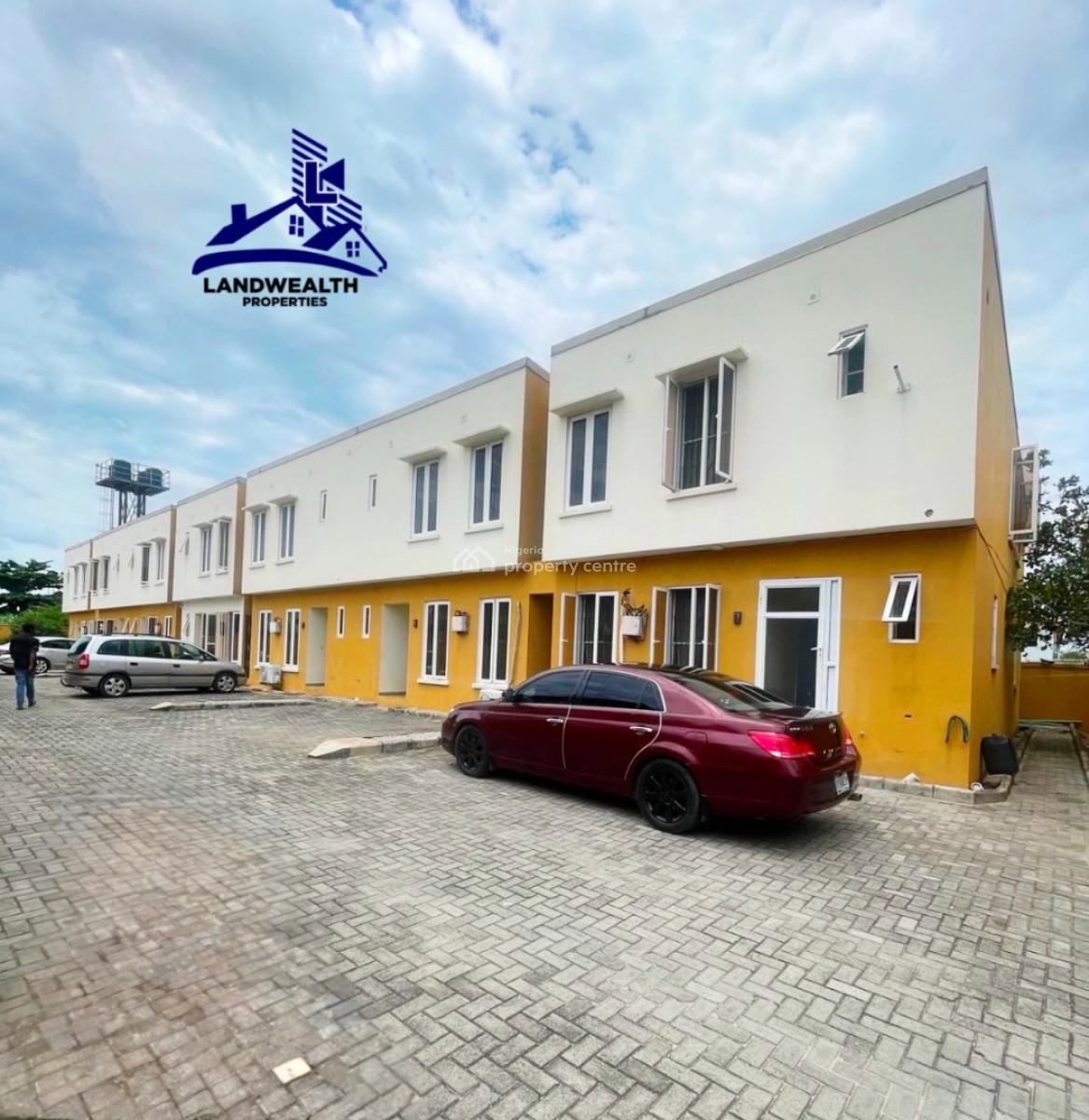 Tenanted 3 Bedroom Terrace with Inverter &  Batteries Duplex with Bq, Secure Estate at Ajah Lekki, Ajah, Lagos, Terraced Duplex for Sale