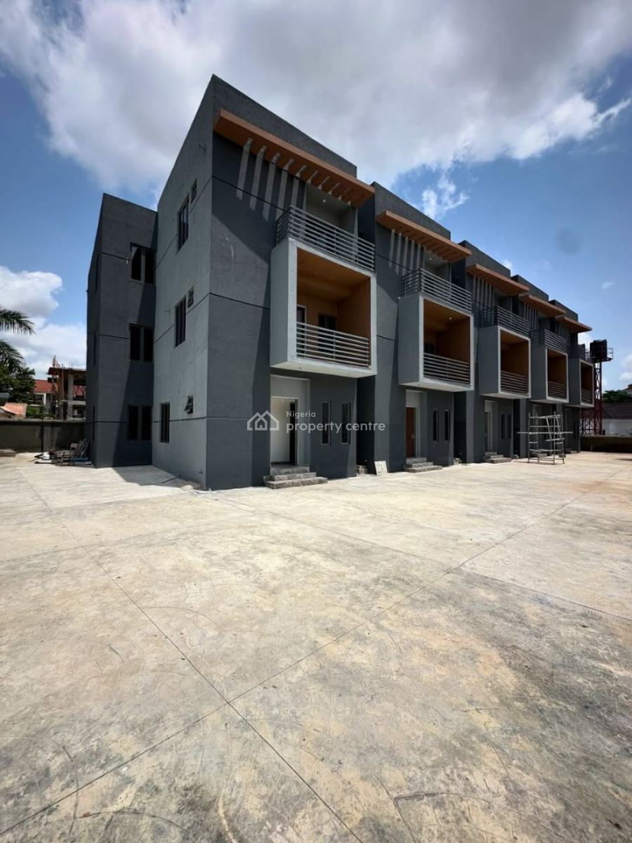 Brand New 4-bedroom Terrace Duplex with 2 Family Lounges & Bq, Jabi, Abuja, Terraced Duplex for Sale