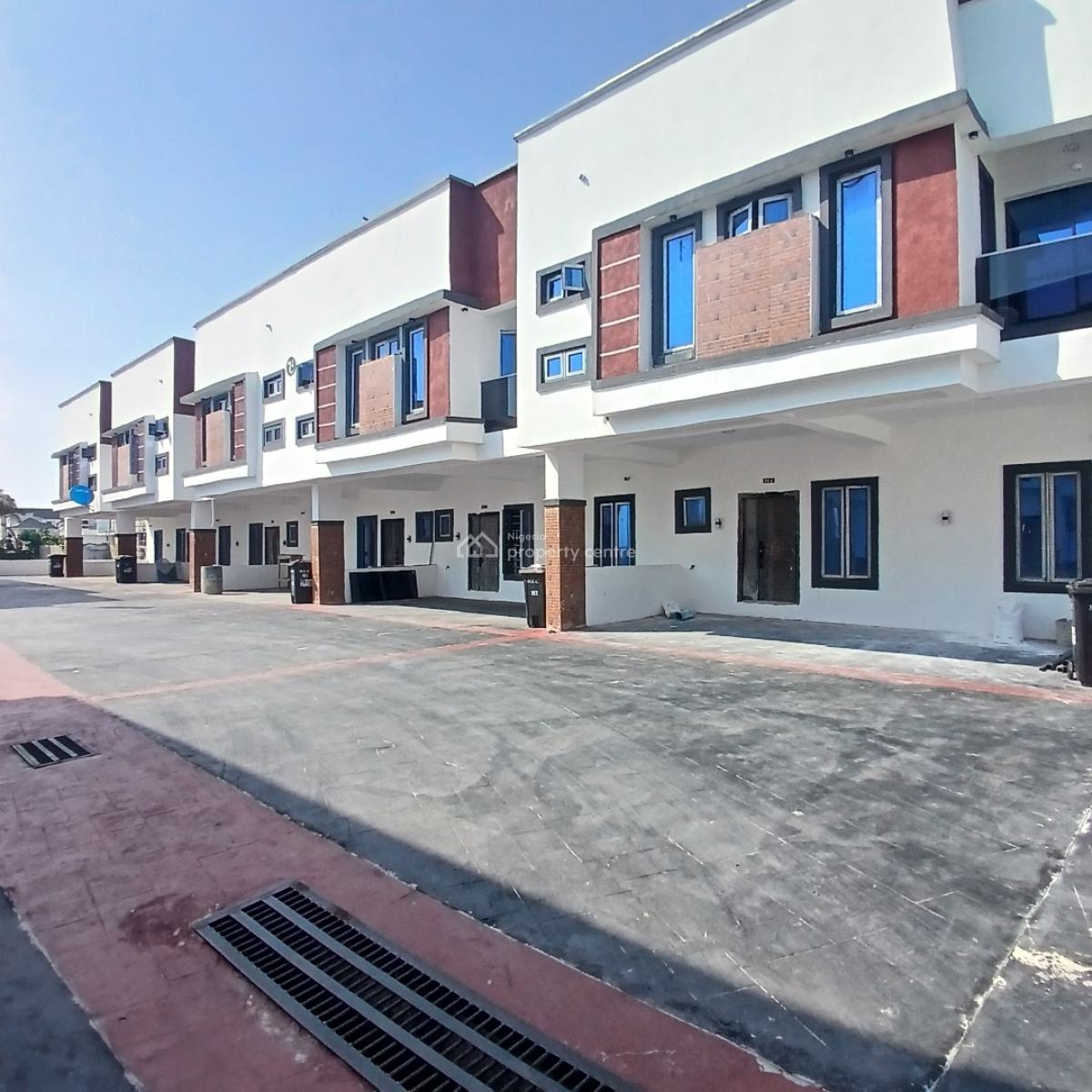 Luxury 4 Bedroom Terrace Duplex with Bq, Chevron Toll Gate, Orchid Road, Lekki, Lagos, Terraced Duplex for Sale