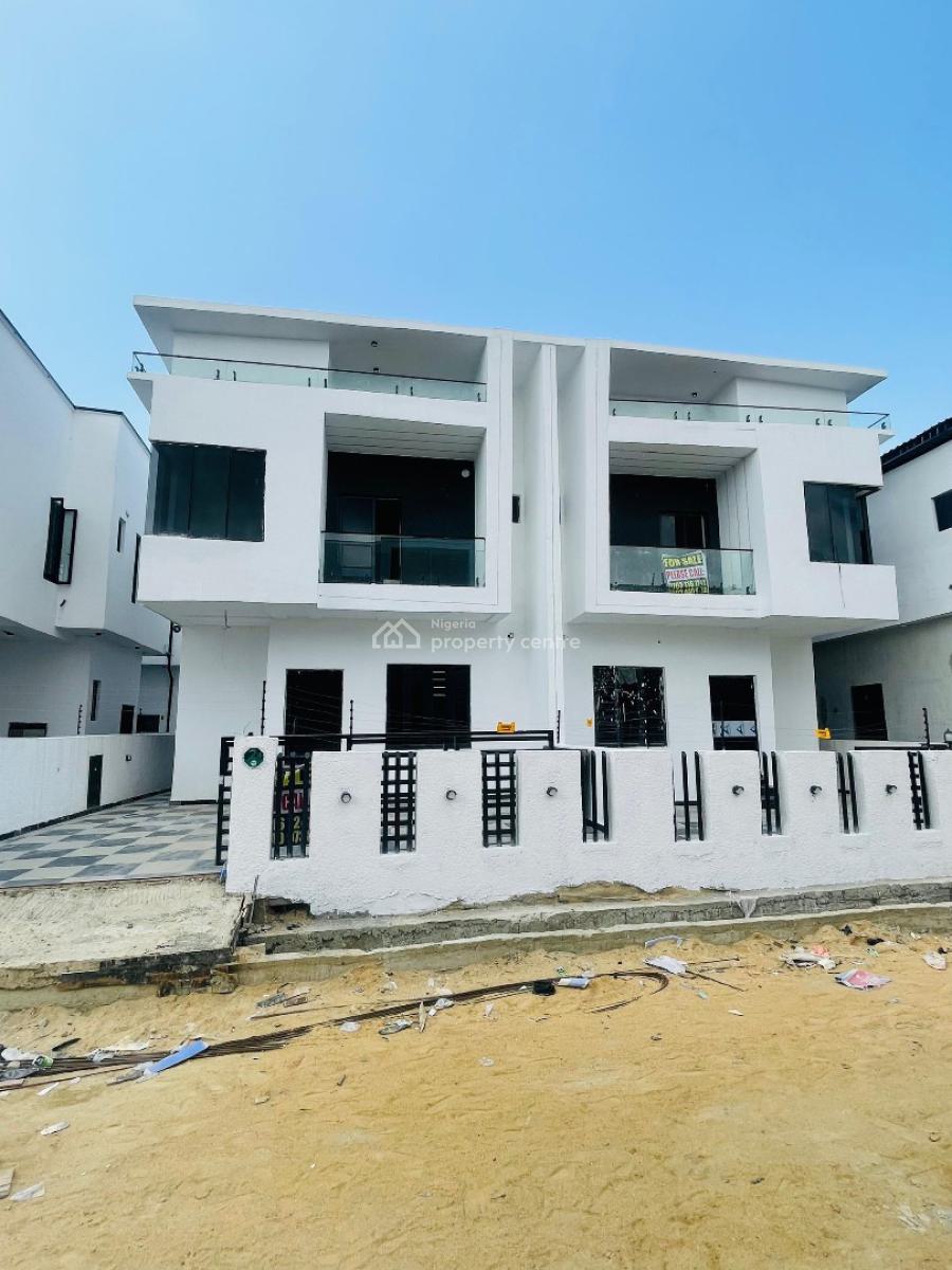 Luxurious 4 Bedroom Semi Detached Duplex with Bq, Ajah, Lagos, House for Sale
