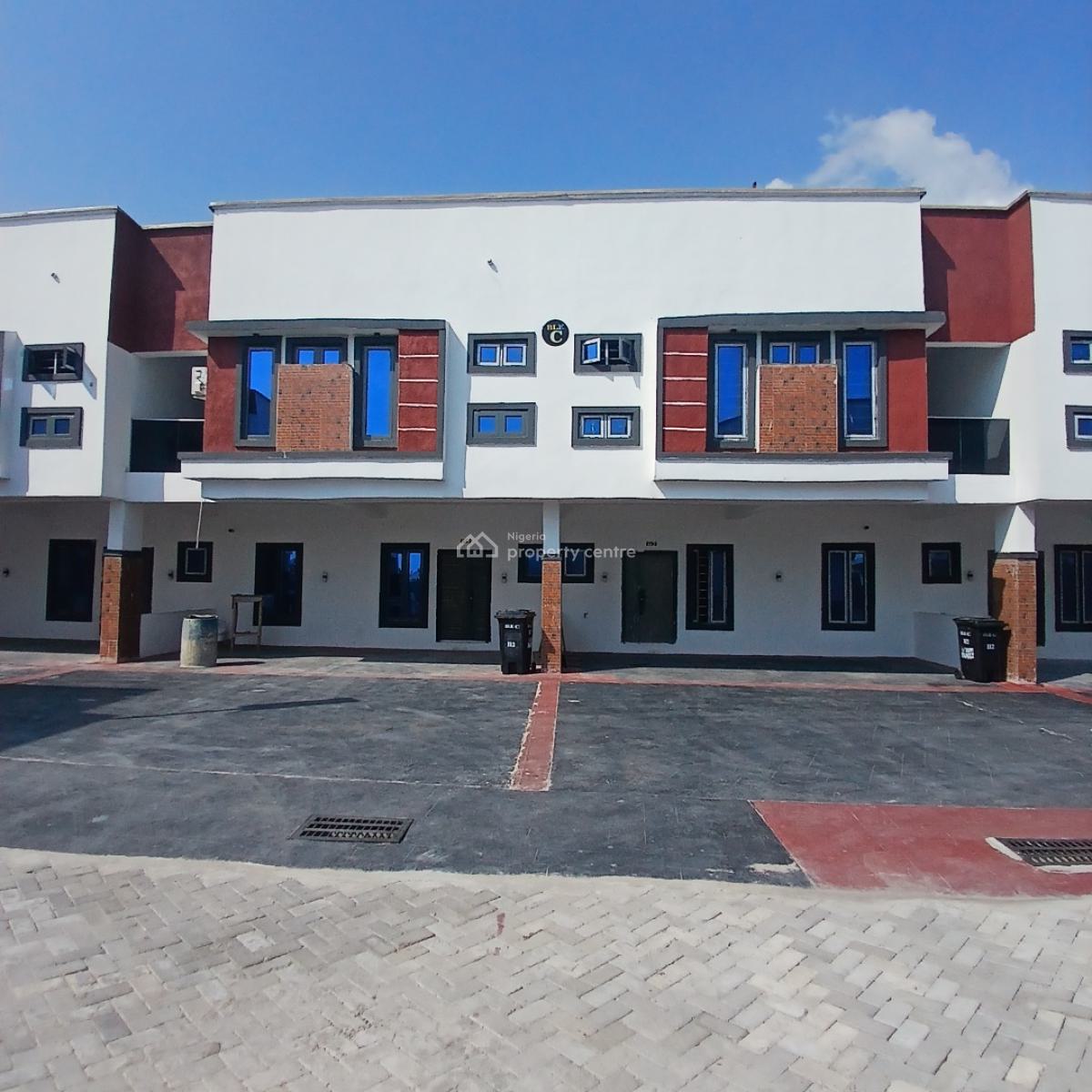 Luxury 3 Bedroom Terrace Duplex with Bq, Chevron Toll Gate, Orchid Road, Lekki, Lagos, Terraced Duplex for Sale