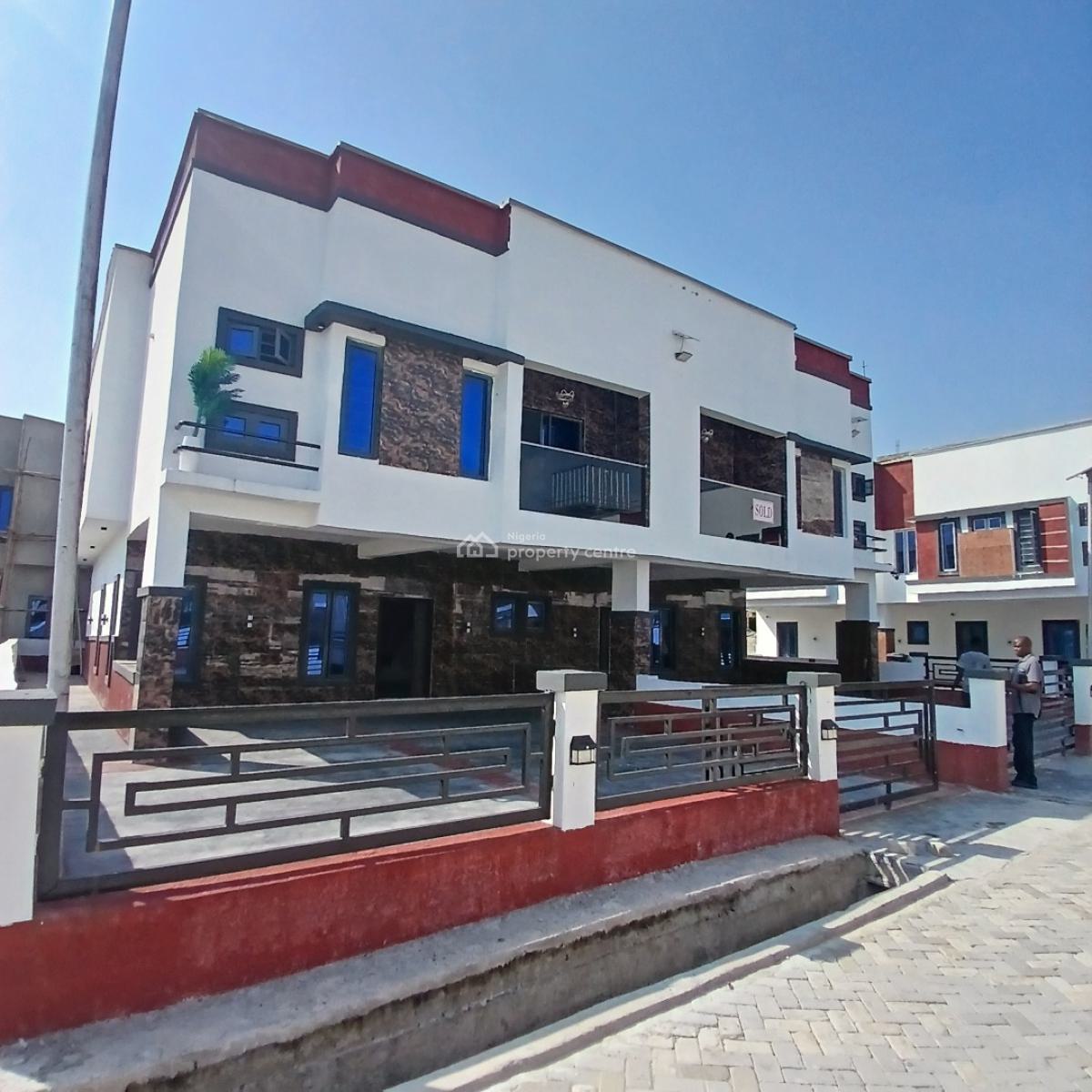 The Most Affordable 4 Bedroom Semi-detached Duplex with Bq, Chevron Toll Gate, Orchid Road, Lekki, Lagos, Semi-detached Duplex for Sale