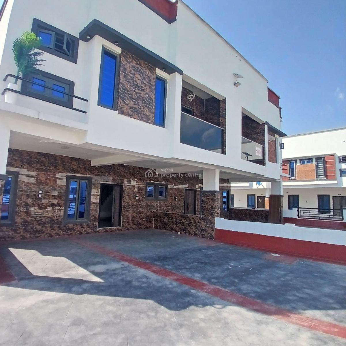 The Most Affordable 4 Bedroom Semi-detached Duplex with Bq, Chevron Toll Gate, Orchid Road, Lekki, Lagos, Semi-detached Duplex for Sale