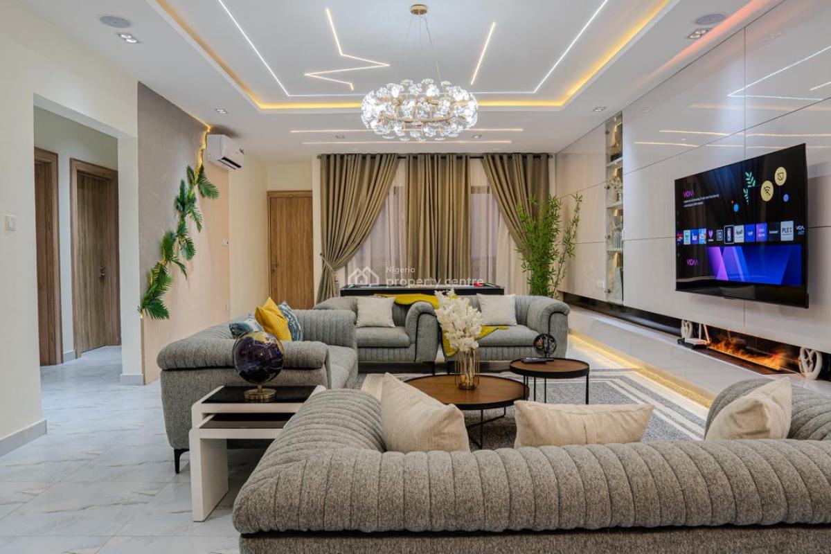 Oceanview 2 Bed Penthouse with Snooker Board, Pool and Ps5 on Request, Victoria Island (vi), Lagos, Flat / Apartment Short Let