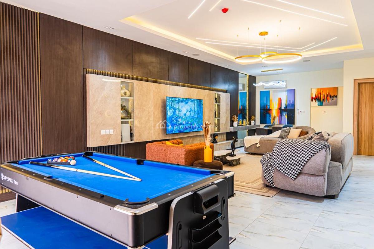 3 Bedroom Apartment with Snooker, Swimming Pool and Ps5, Victoria Island (vi), Lagos, Flat / Apartment Short Let