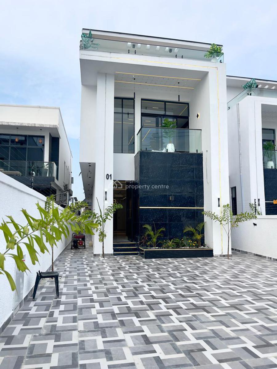 Luxury 5 Bedroom Smart Home with Swimming Pool and Bq, 2nd Toll Gate, Lekki, Lagos, Detached Duplex for Sale