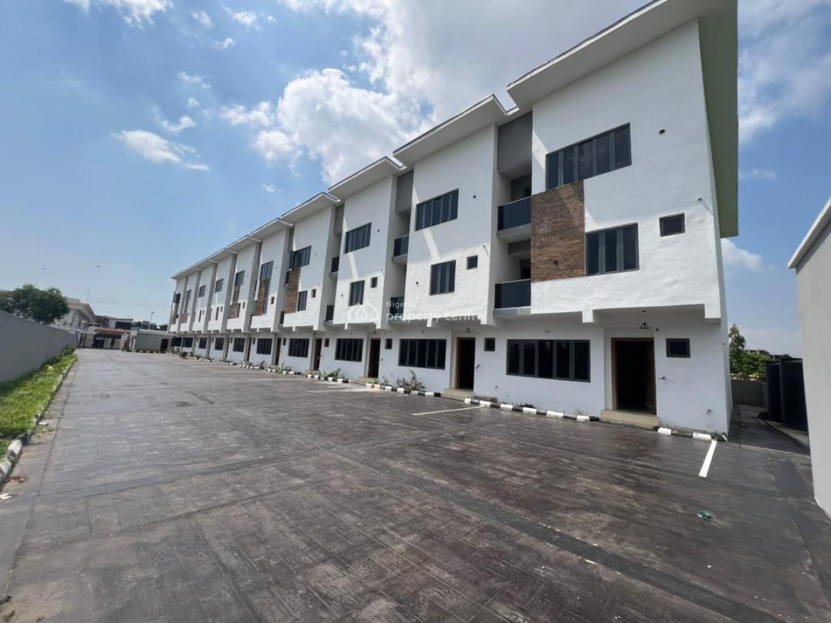 New 4 Bedrooms Duplex with Bq, Gym and Swimming Pool, Lekki Phase 1, Lekki, Lagos, Terraced Duplex for Rent