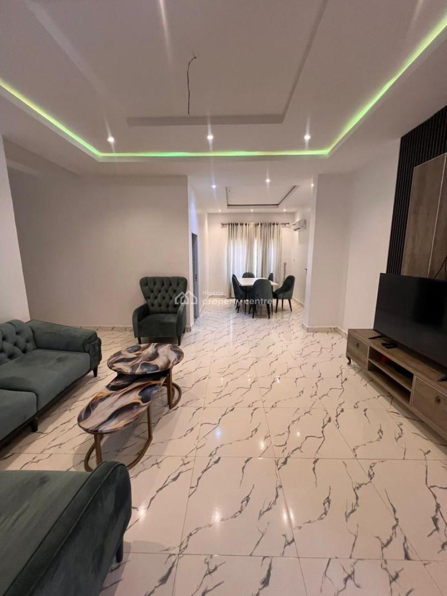 3 Bedroom Furnished Apartment., Guzape District, Abuja, Flat / Apartment for Rent