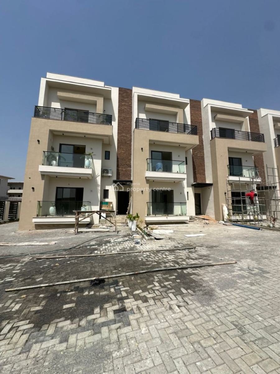 Brand New 4 Bedroom Terraced Duplex and Boys Quarter, Life Camp, Abuja, Terraced Duplex for Sale
