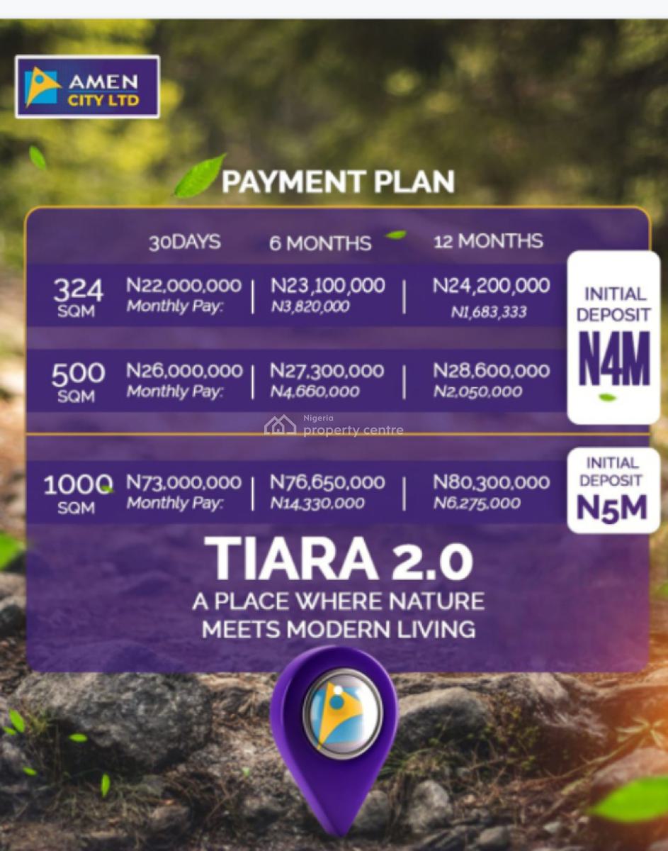 Ostentatious Legacy, Tiara 2.0( By Amen Estate), Ibeju, Lagos, Residential Land for Sale