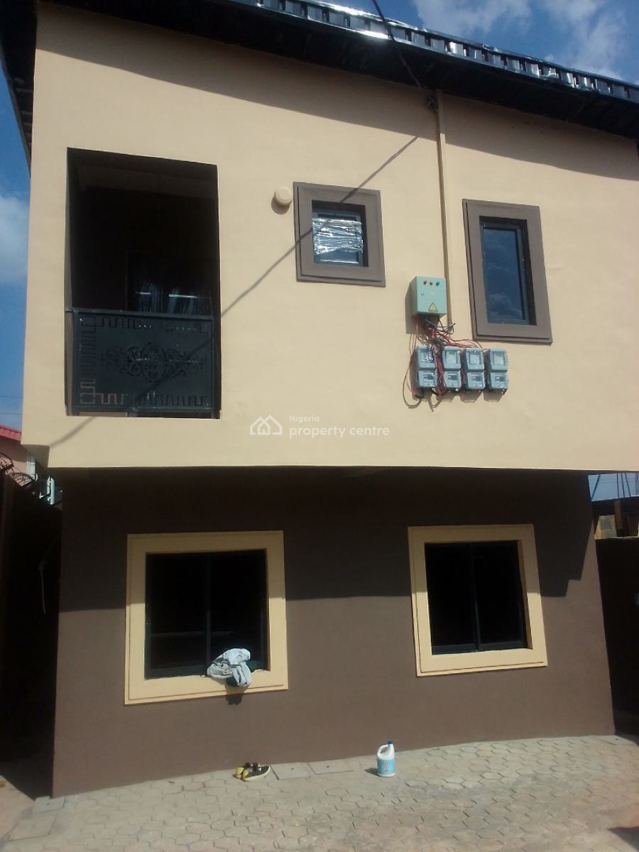Newly Built Luxury Ground Floor 2bedroom Flat with P.o.p, in a Close at Balogun, Iju-ishaga, Agege, Lagos, Flat / Apartment for Rent