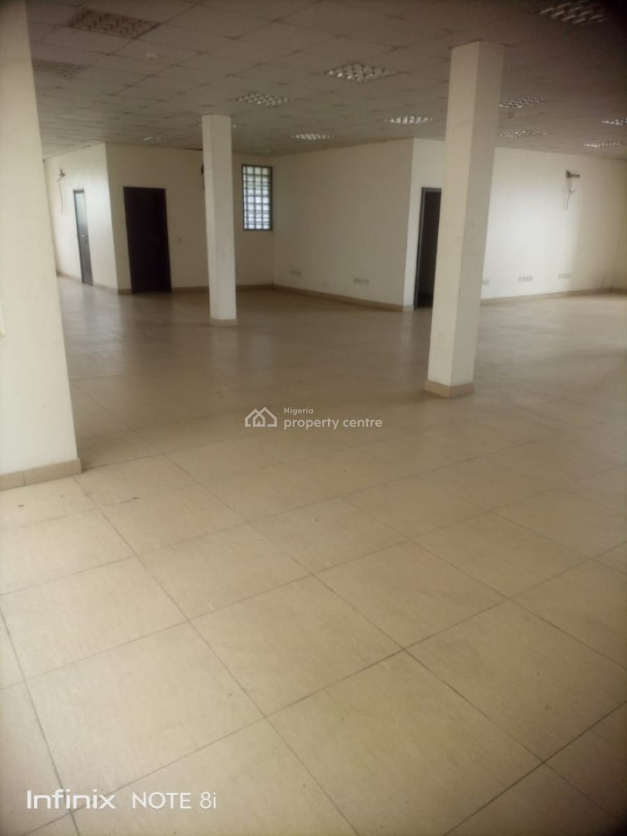 288sqm Open Office Space with Kitchen First Floor Serviced, Close to Lekki Roundabout, Oniru, Victoria Island (vi), Lagos, Plaza / Complex / Mall for Rent