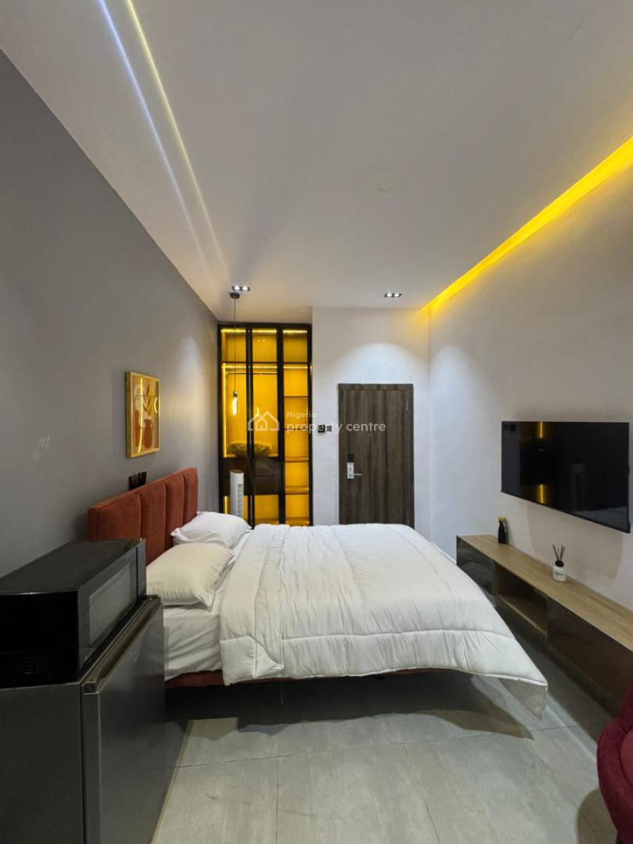 Studio Apartment Shortleet Apartment in a Serene Neighborhood, Off Adekunle Kuye Street, Adelabu Surulere, 5 Minutes From Stadium, Surulere, Lagos, Flat / Apartment Short Let