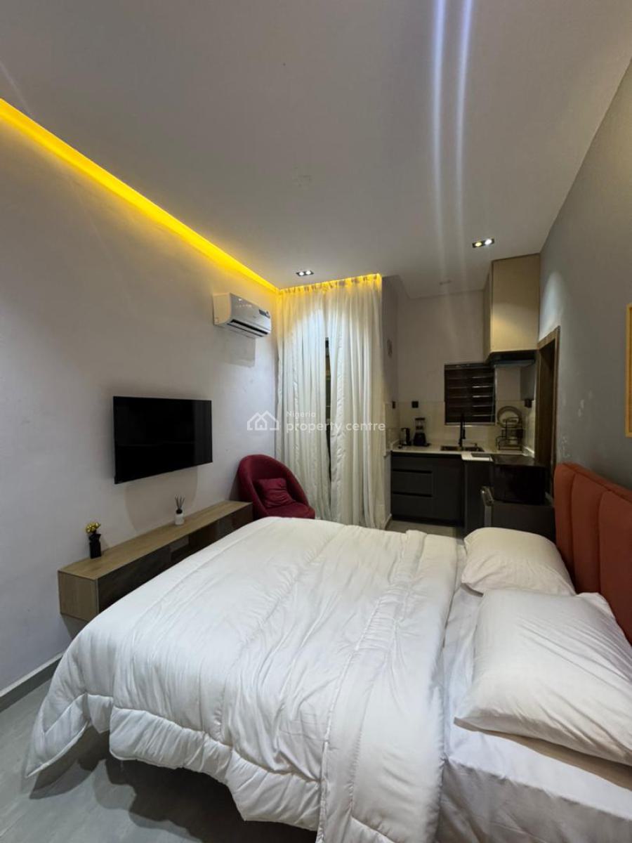 Studio Apartment Shortleet Apartment in a Serene Neighborhood, Off Adekunle Kuye Street, Adelabu Surulere, 5 Minutes From Stadium, Surulere, Lagos, Flat / Apartment Short Let