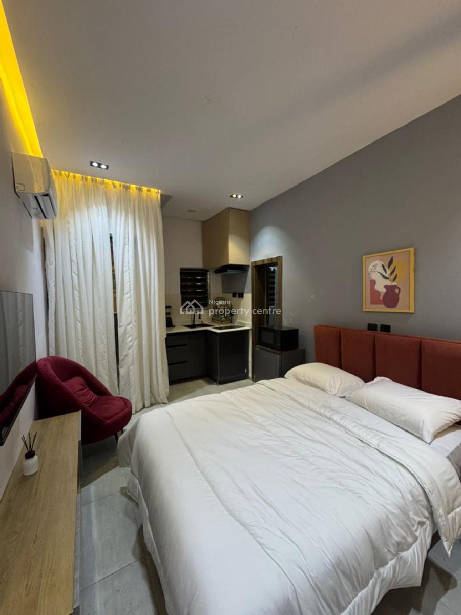 Studio Apartment Shortleet Apartment in a Serene Neighborhood, Off Adekunle Kuye Street, Adelabu Surulere, 5 Minutes From Stadium, Surulere, Lagos, Flat / Apartment Short Let