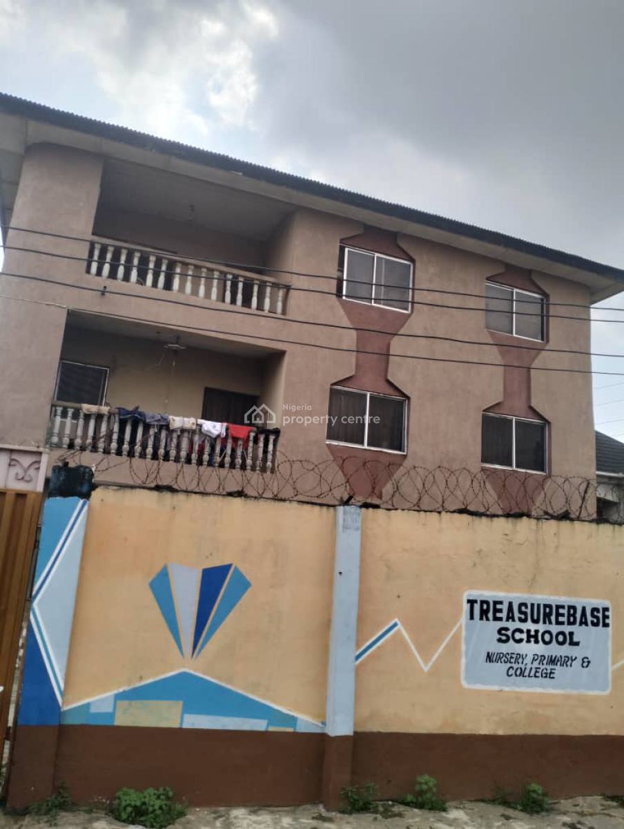 Solidly Built Block of Flats on Tarred Road/street, Off Old Garage Bus Stop, Alimosho, Lagos, Block of Flats for Sale