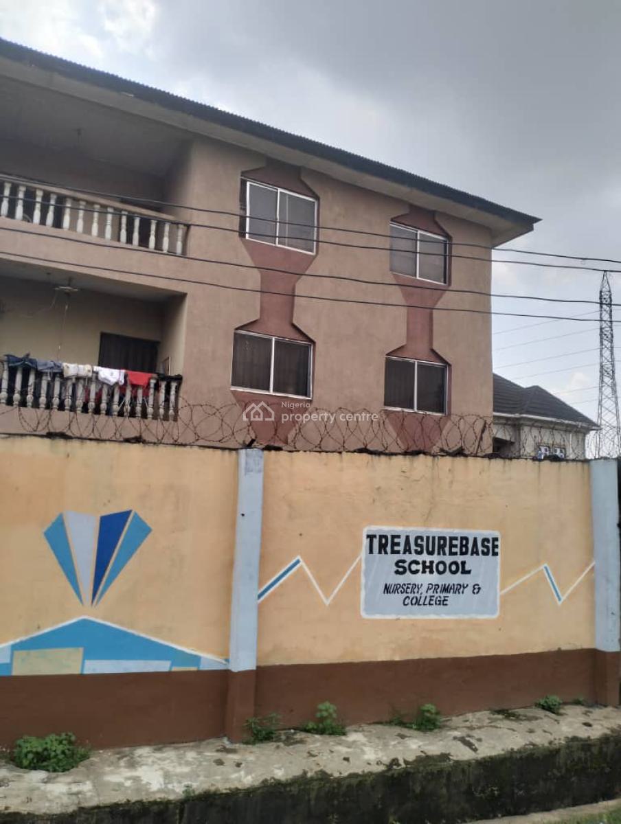 Solidly Built Block of Flats on Tarred Road/street, Off Old Garage Bus Stop, Alimosho, Lagos, Block of Flats for Sale