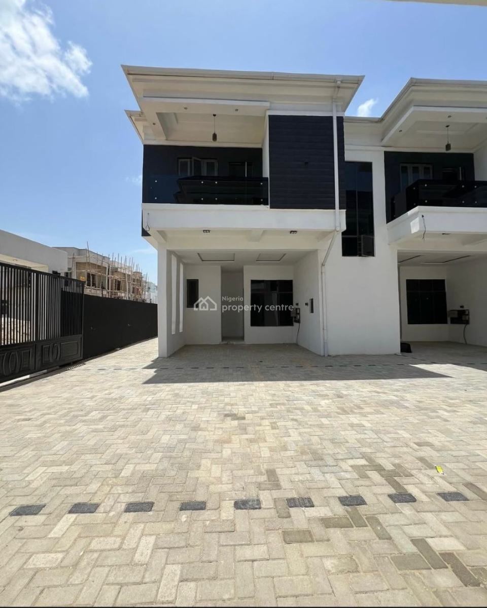 Newly Built 4 Bedroom Terrace Duplex, Lekki Palm City Estate, Ajah, Lagos, Terraced Duplex for Rent
