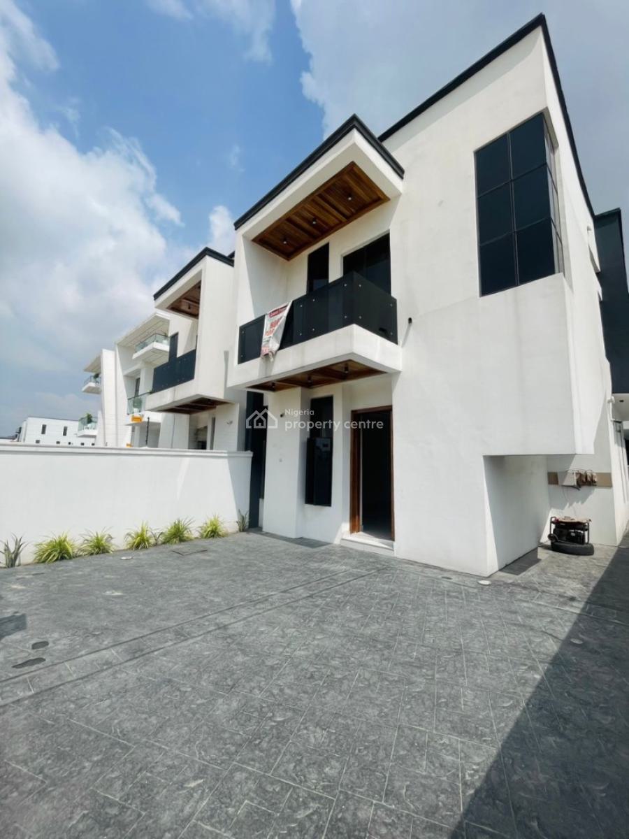 Brand New Self Compound 4 Bedroom Semi Detached Duplex with Bq, Chevron, Lekki, Lagos, Semi-detached Duplex for Sale