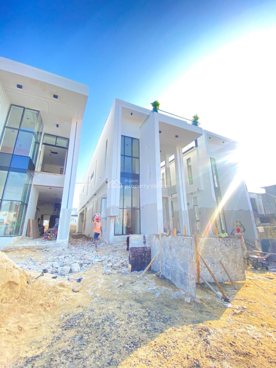 Offplan 5 Bedroom Semi-detached Duplex with Pool,bq in a Secure Estate, Ikota, Lekki, Lagos, Semi-detached Duplex for Sale