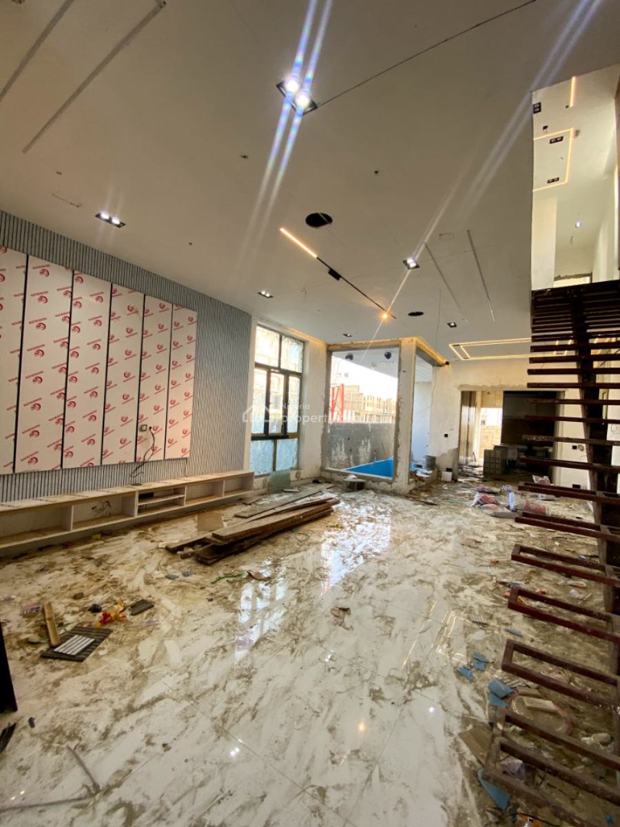 Offplan 5 Bedroom Semi-detached Duplex with Pool,bq in a Secure Estate, Ikota, Lekki, Lagos, Semi-detached Duplex for Sale