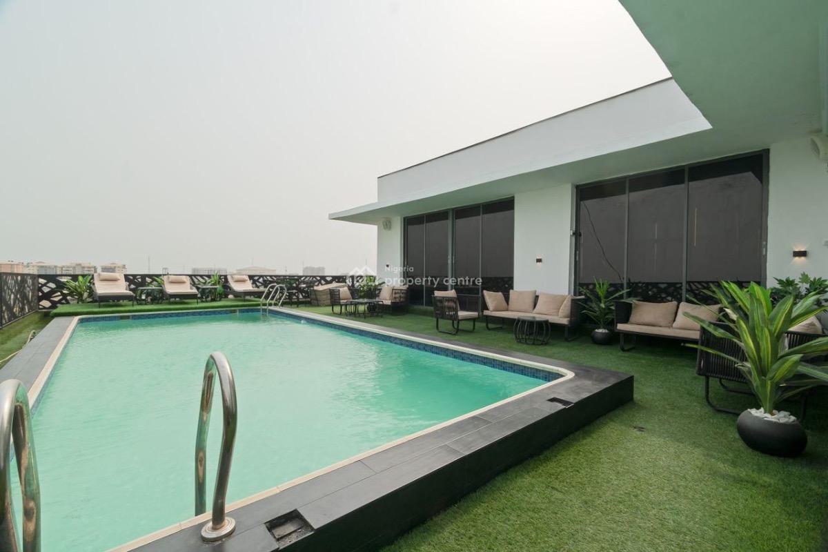 *premium 2-bedroom Uninterrupted Beach-view /indoor Gym Apartment *, Old Ikoyi, Ikoyi, Lagos, Flat / Apartment Short Let