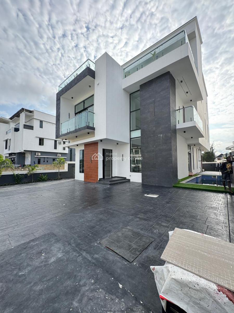 Magnificent 5 Bedroom Duplex with a Bq,pool and Cinema, Ikota, Lekki, Lagos, House for Sale