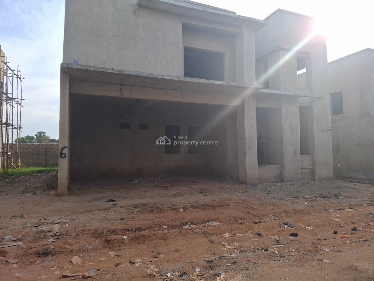 Carcass :standard 5 Bedroom Detached Duplex, Mabushi, Abuja, Detached Duplex for Sale