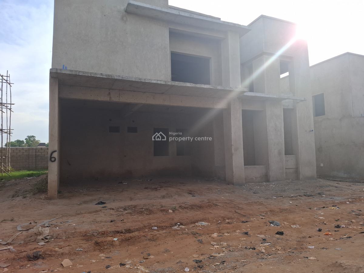 Carcass :standard 5 Bedroom Detached Duplex, Mabushi, Abuja, Detached Duplex for Sale
