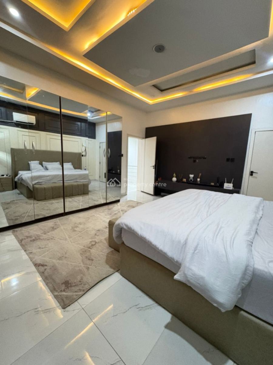 Luxury 4 Bedroom Semi Detached House with Bq, Solar, Washing Machine, Chevron, Lekki, Lagos, Semi-detached Duplex for Rent