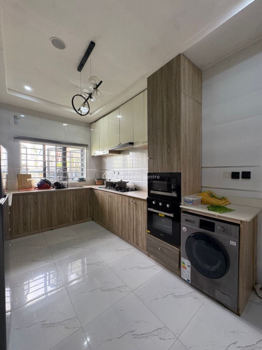 Luxury 4 Bedroom Semi Detached House with Bq, Solar, Washing Machine, Chevron, Lekki, Lagos, Semi-detached Duplex for Rent