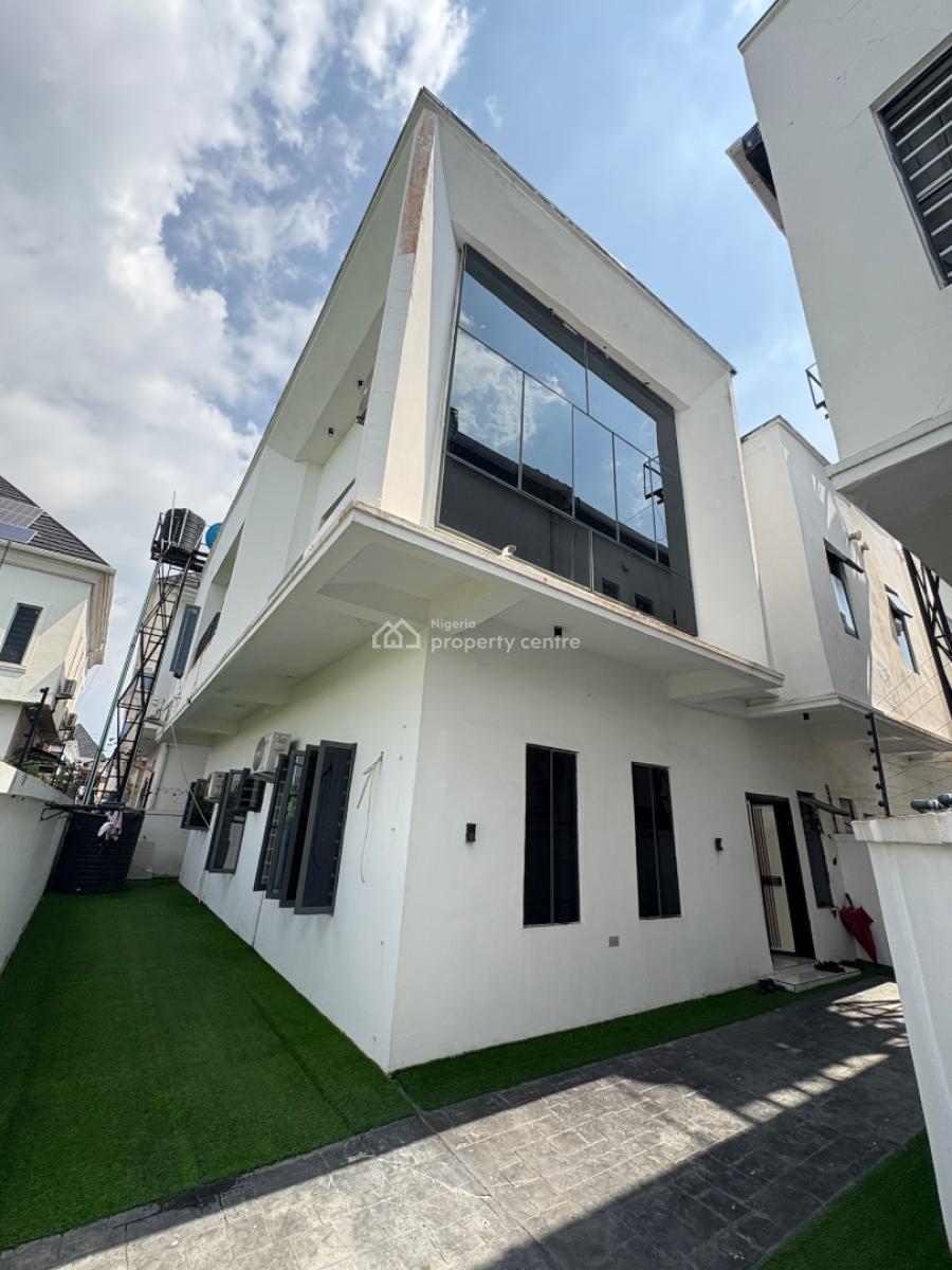 4bedroom Semi Detached Duplex with Bq, Chevron Lekki, Lekki, Lagos, Semi-detached Duplex for Rent
